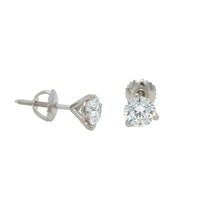 Load image into Gallery viewer, 14kt white gold lab grown round diamond