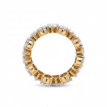Load image into Gallery viewer, 14k Yellow Gold and Lab diamonds Ring
