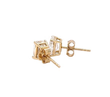 Load image into Gallery viewer, 14k yellow gold and lab diamonds