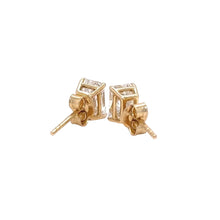 Load image into Gallery viewer, 14k yellow gold and lab diamonds