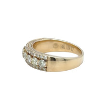 Load image into Gallery viewer, 14k gold and Natural Round Diamonds Wedding band.(Choose your color)
