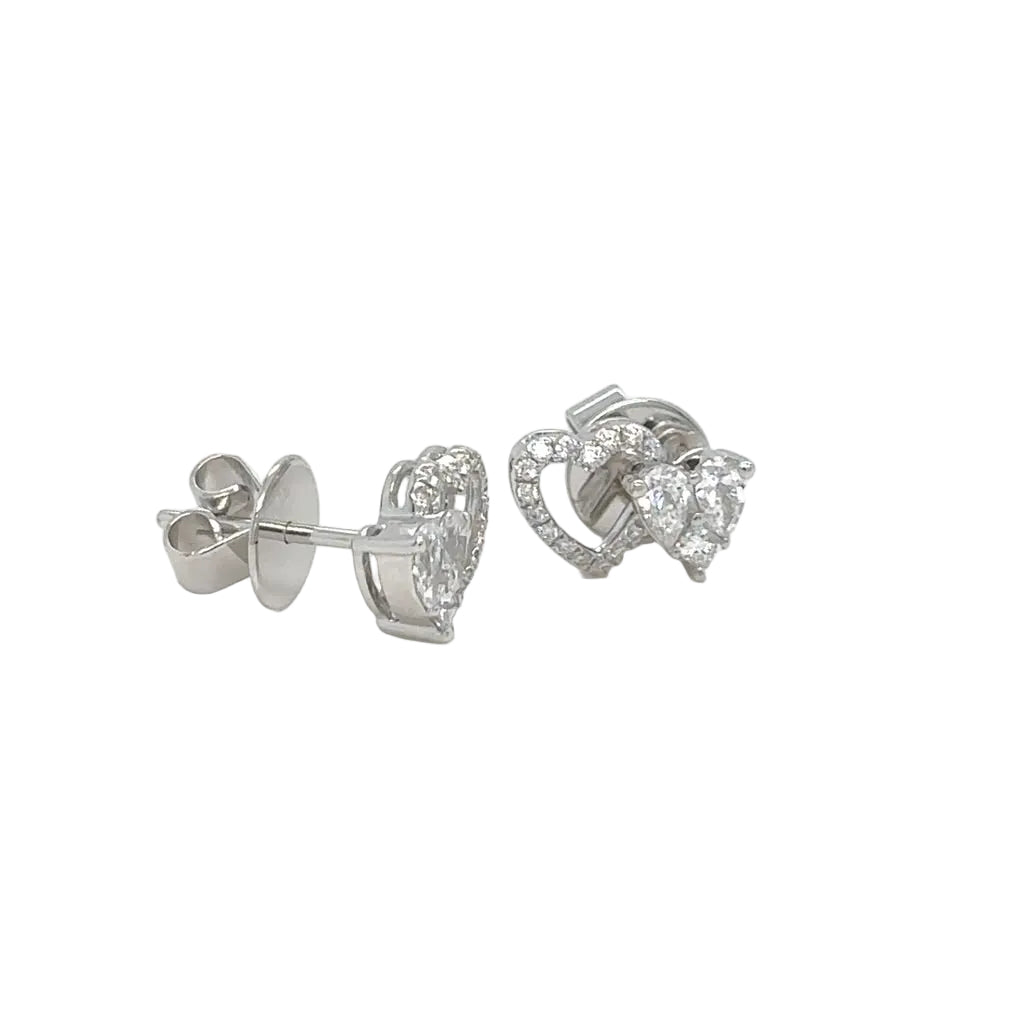 18k white gold and natural diamonds earring. (LIMITED EDITION)