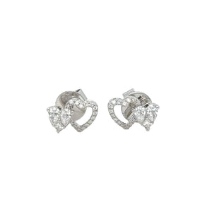 18k white gold and natural diamonds earring. (LIMITED EDITION)