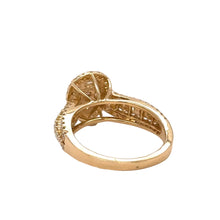 Load image into Gallery viewer, 14k yellow and natural diamond ring