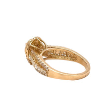 Load image into Gallery viewer, 14k yellow and natural diamond ring