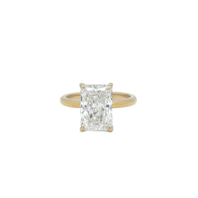 Load image into Gallery viewer, 14k yellow gold and lab diamond Engagement Ring