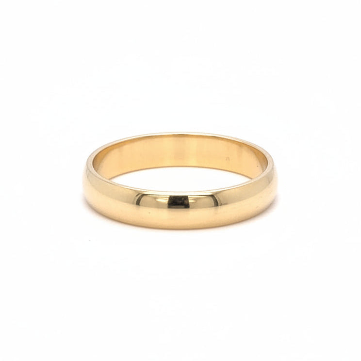 His and Hers 14k Yellow Gold Wedding Band Rings