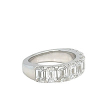 Load image into Gallery viewer, 14k white gold and lab diamonds ring.