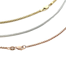 Load image into Gallery viewer, 10k rose, white &amp; yellow gold franco chains (choose your color)