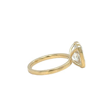 Load image into Gallery viewer, 14k Yellow Gold &amp; Lab Diamond Engagement Ring