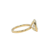 Load image into Gallery viewer, 14k Yellow Gold &amp; Lab Diamond Engagement Ring