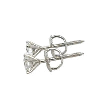 Load image into Gallery viewer, 14kt white gold lab grown round diamond.