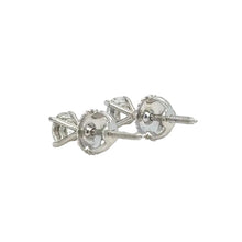 Load image into Gallery viewer, 14kt white gold lab grown round diamond.