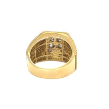 Load image into Gallery viewer, 10k Diamond and Yellow,White Gold Initial Ring.