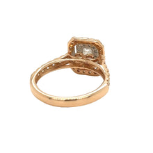 Load image into Gallery viewer, 14k rose gold and natural diamond ladies ring.