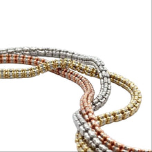Load image into Gallery viewer, 10k Rose, White &amp; Yellow gold Ice-link Chain (choose your color)