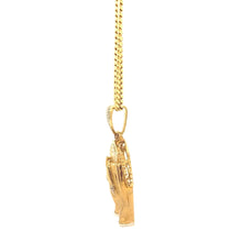 Load image into Gallery viewer, 10k Gold Flaunt wealth Pendant &amp; Gold Cuban Link Chain