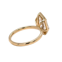 Load image into Gallery viewer, 14k yellow gold and lab Engagement ring