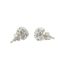 Load image into Gallery viewer, 14k white gold and diamond Earrings