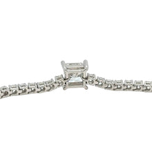 Load image into Gallery viewer, 14k White gold Lab diamonds Fancy Bracelet