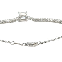 Load image into Gallery viewer, 14k White gold Lab diamonds Fancy Bracelet