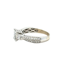 Load image into Gallery viewer, 14k White Gold and Natural Diamond Ring.