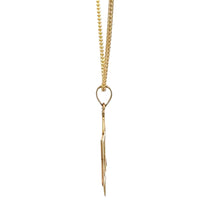 Load image into Gallery viewer, 14k Yellow Gold Star of David Pendant.
