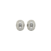 Load image into Gallery viewer, Gold and Natural diamonds Fancy spade Pavé Earrings.