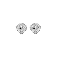 Load image into Gallery viewer, Gold and Natural diamonds Fancy spade Pavé Earrings.