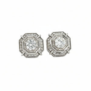 18k white gold and diamond Earrings. ** LIMITED EDITION**