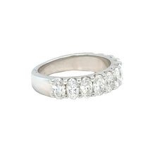 Load image into Gallery viewer, 14k white gold and lab diamonds ring