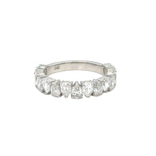 Load image into Gallery viewer, 14k white gold and lab diamonds ring