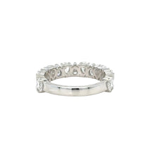 Load image into Gallery viewer, 14k white gold and lab diamonds ring