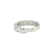 Load image into Gallery viewer, 14k white gold and lab diamonds ring