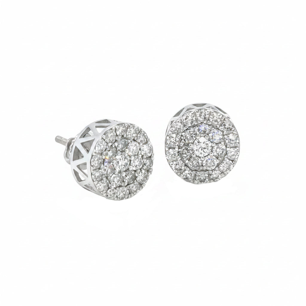 White gold and diamond Earrings