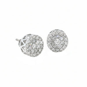 White gold and diamond Earrings