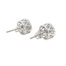 Load image into Gallery viewer, White gold and diamond Earrings