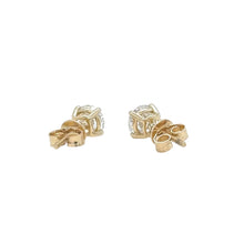 Load image into Gallery viewer, 14kt Yellow gold lab grown round diamond