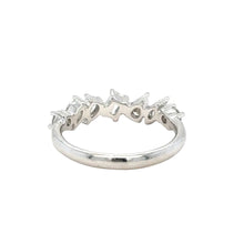 Load image into Gallery viewer, 18k White Gold &amp; Multi Shape diamond cluster Ring.