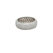 Load image into Gallery viewer, 14k Gold Unisex Diamond Band (5 rows of diamonds)