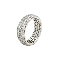 Load image into Gallery viewer, 14k Gold Unisex Diamond Band (5 rows of diamonds)