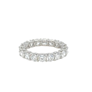 14k white gold and Lab diamonds Eternity ring