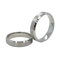 Load image into Gallery viewer, His and Hers 14k White Gold Wedding Band Rings