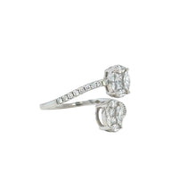 Load image into Gallery viewer, 18k White Gold and Natural Diamond Ring