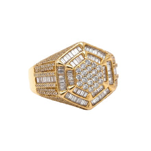 Load image into Gallery viewer, 14k yellow gold and diamond Men`s Band