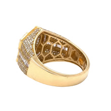 Load image into Gallery viewer, 14k yellow gold and diamond Men`s Band