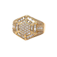 Load image into Gallery viewer, 14k yellow gold and diamond Men`s Band