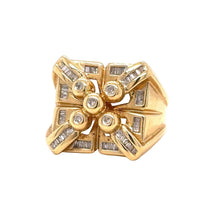 Load image into Gallery viewer, 14k Yellow Gold &amp; Natural Diamonds Men's Ring.