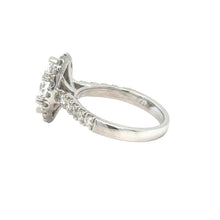 Load image into Gallery viewer, 14k White gold and lab Engagement ring