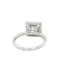 Load image into Gallery viewer, 18k white gold and lab diamond engagement ring